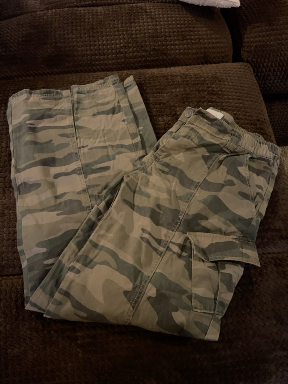 PacSun Camo Wide Leg Cargo